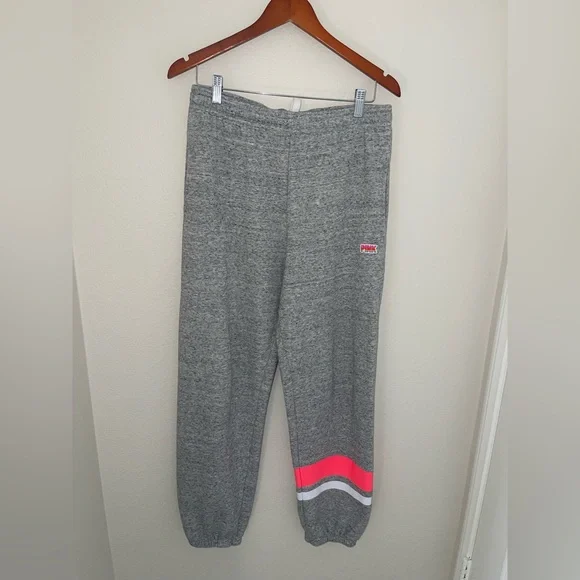 Victoria’s Secret PINK Gray Matching Set Hoodie + Baggy Pants - Picture 2 of 8